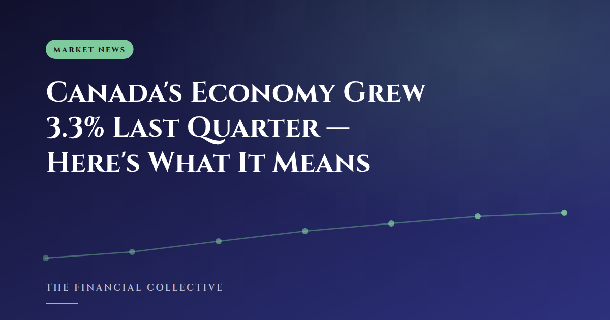 Canada's Economy Grew 3.3% Last Quarter — Here's What It Means