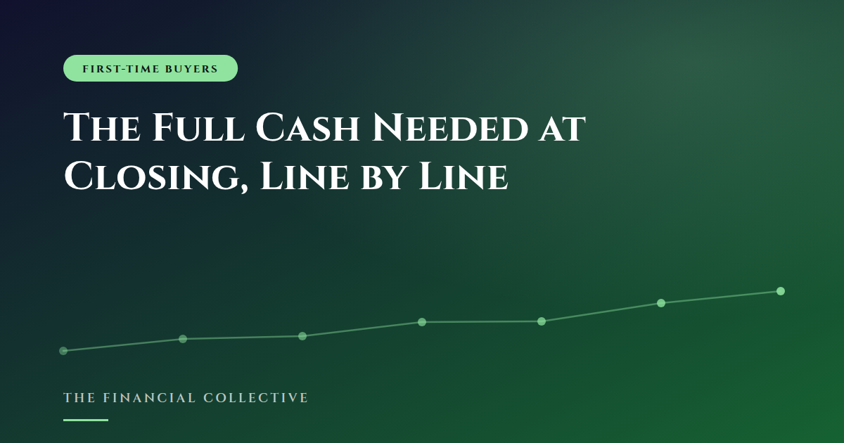 The Full Cash Needed at Closing, Line by Line