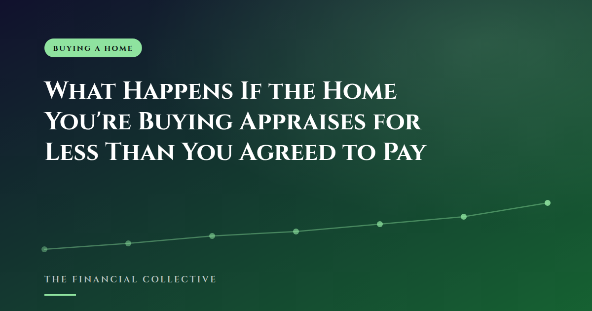 What Happens If the Home You're Buying Appraises for Less Than You Agreed to Pay