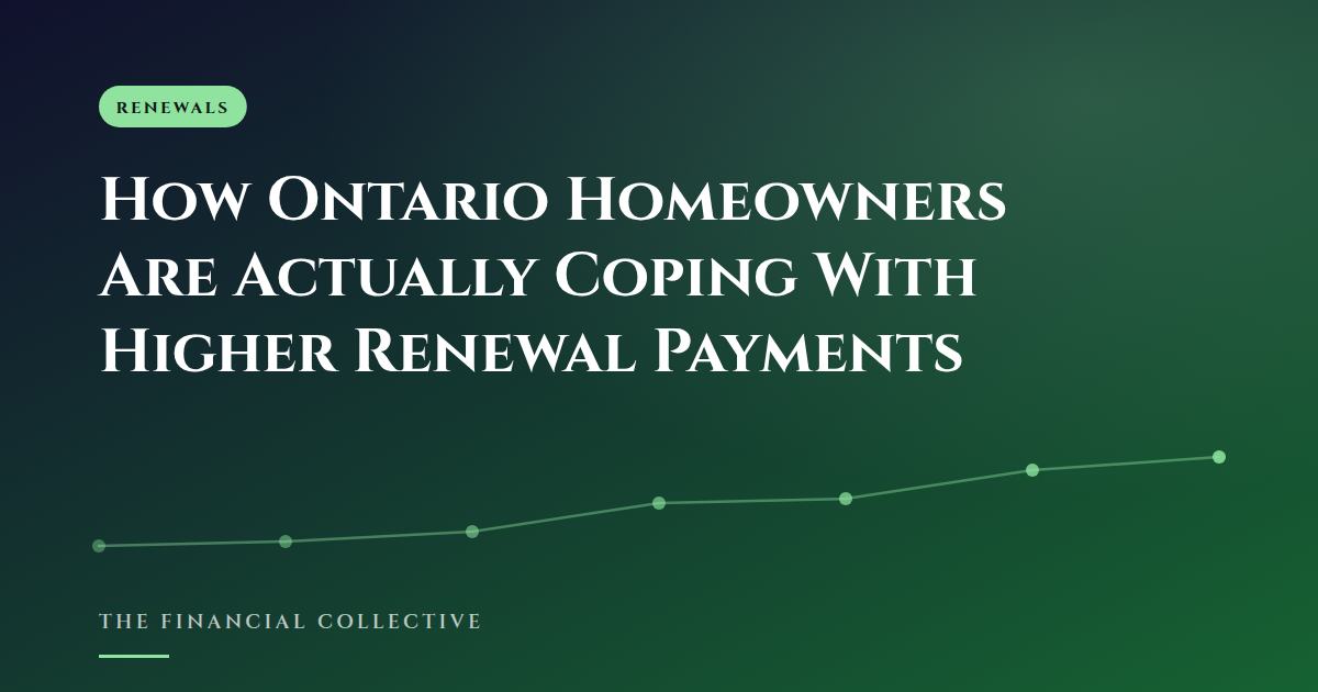How Ontario Homeowners Are Actually Coping With Higher Renewal Payments