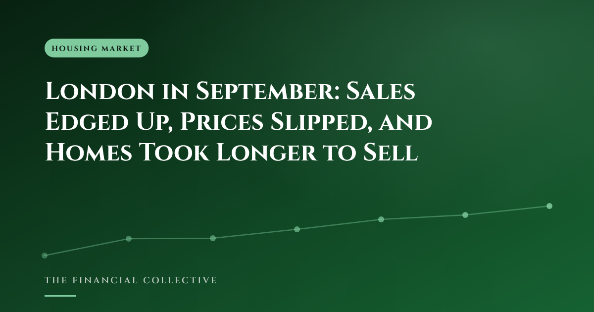 London in September: Sales Edged Up, Prices Slipped, and Homes Took Longer to Sell