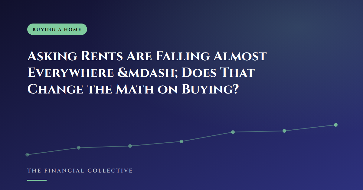Asking Rents Are Falling Almost Everywhere — Does That Change the Math on Buying?