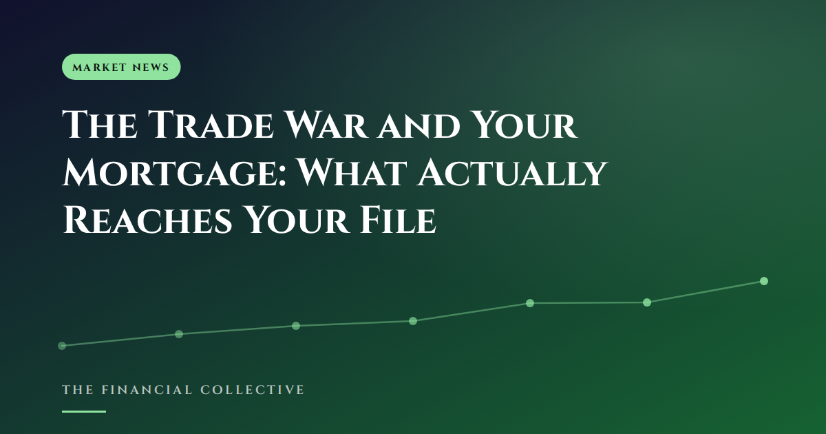 The Trade War and Your Mortgage: What Actually Reaches Your File