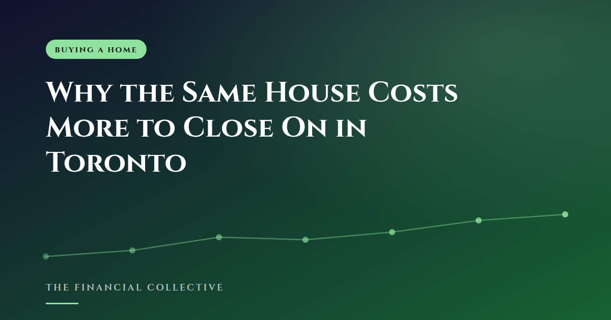 Why the Same House Costs More to Close On in Toronto